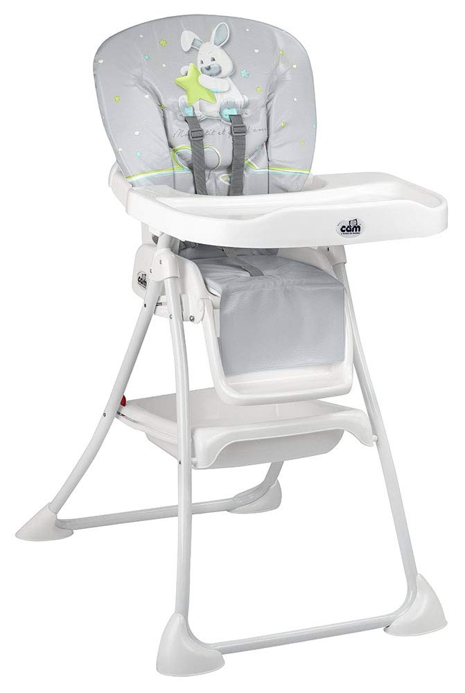 CAM Il Mondo del Bambino - art.S450/C242 - Miniplus high chairs - made in Italy - perfect from 6 to 36 months - rabbit
