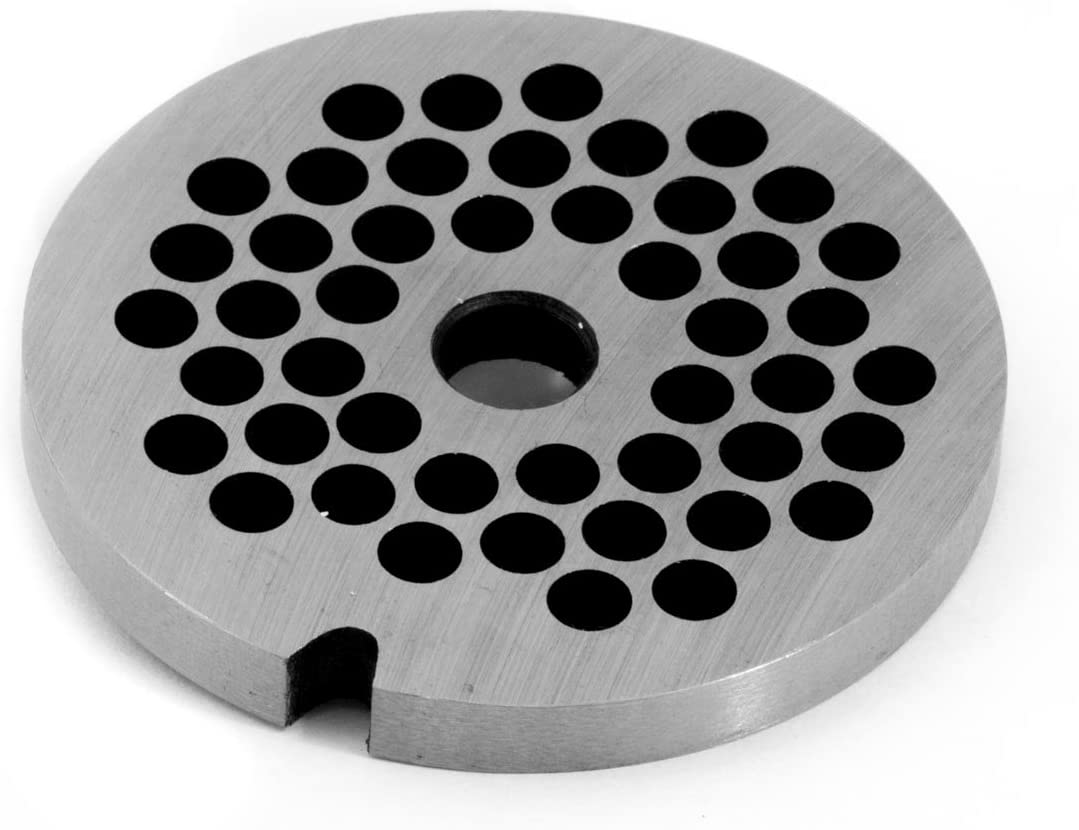 A.J.S. Unger Enterprise Perforated Disc for Mincer No. 10 / Diameter 6 mm Mesh Wolf Disc Replacement Plate Size 10/6 mm Perforated Disc Set Food Processor