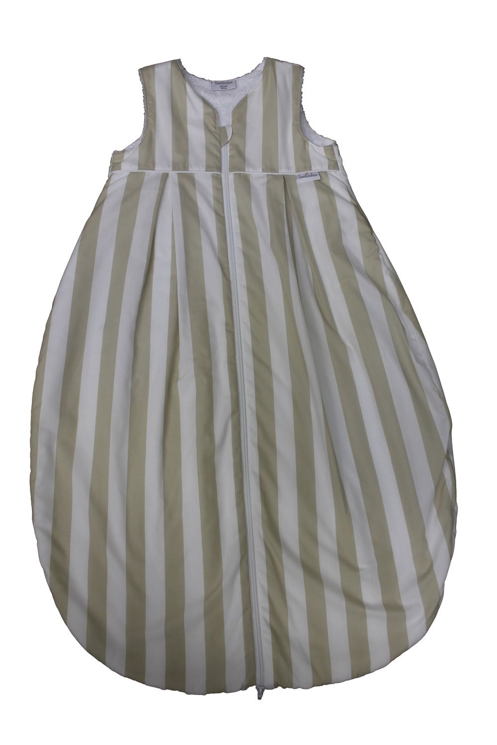 Tavolinchen 35/105-129-70 Terry Block Stripes Sleeping Bag 90 cm Beige