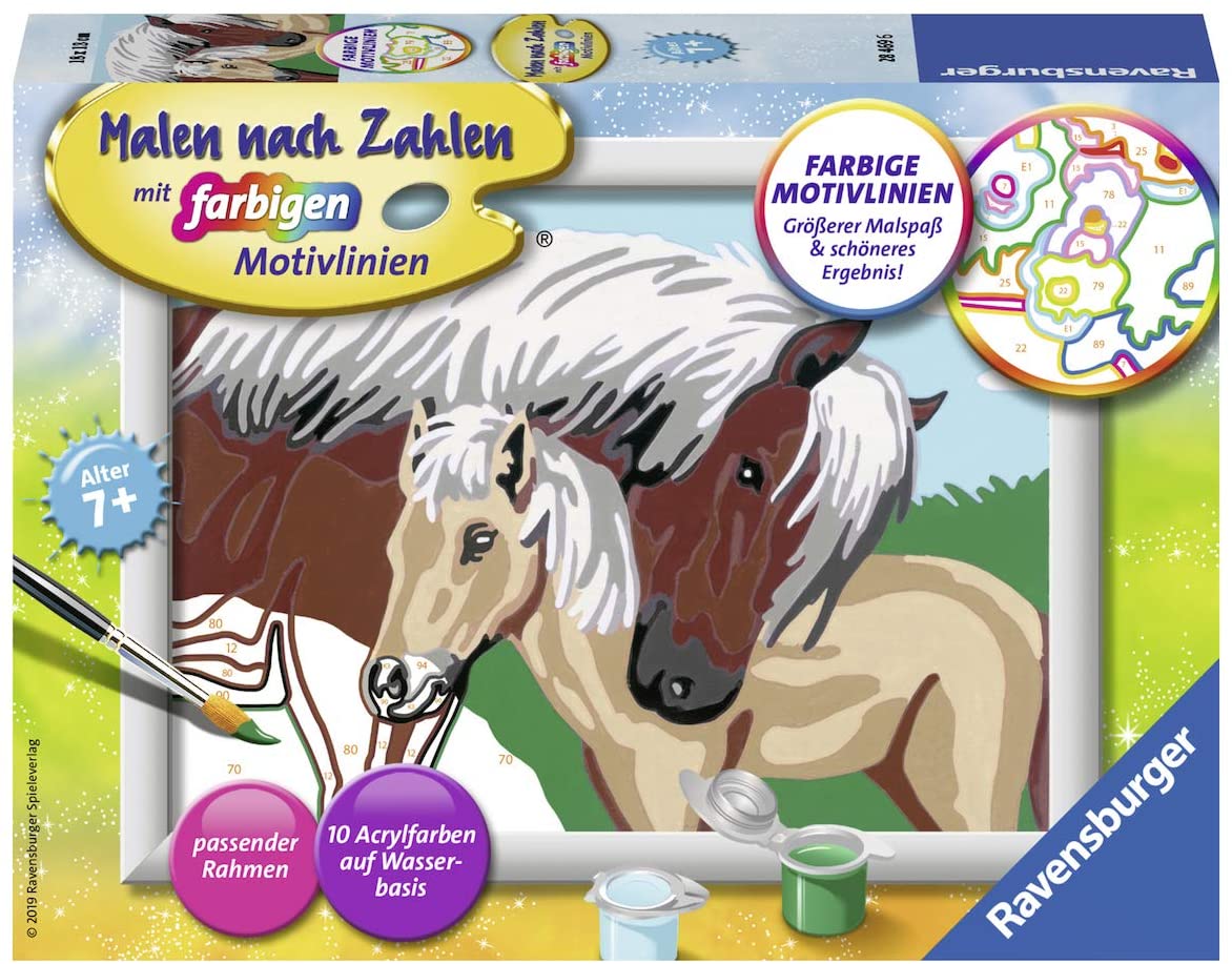 Ravensburger Paint By Numbers, Loving Mare, -