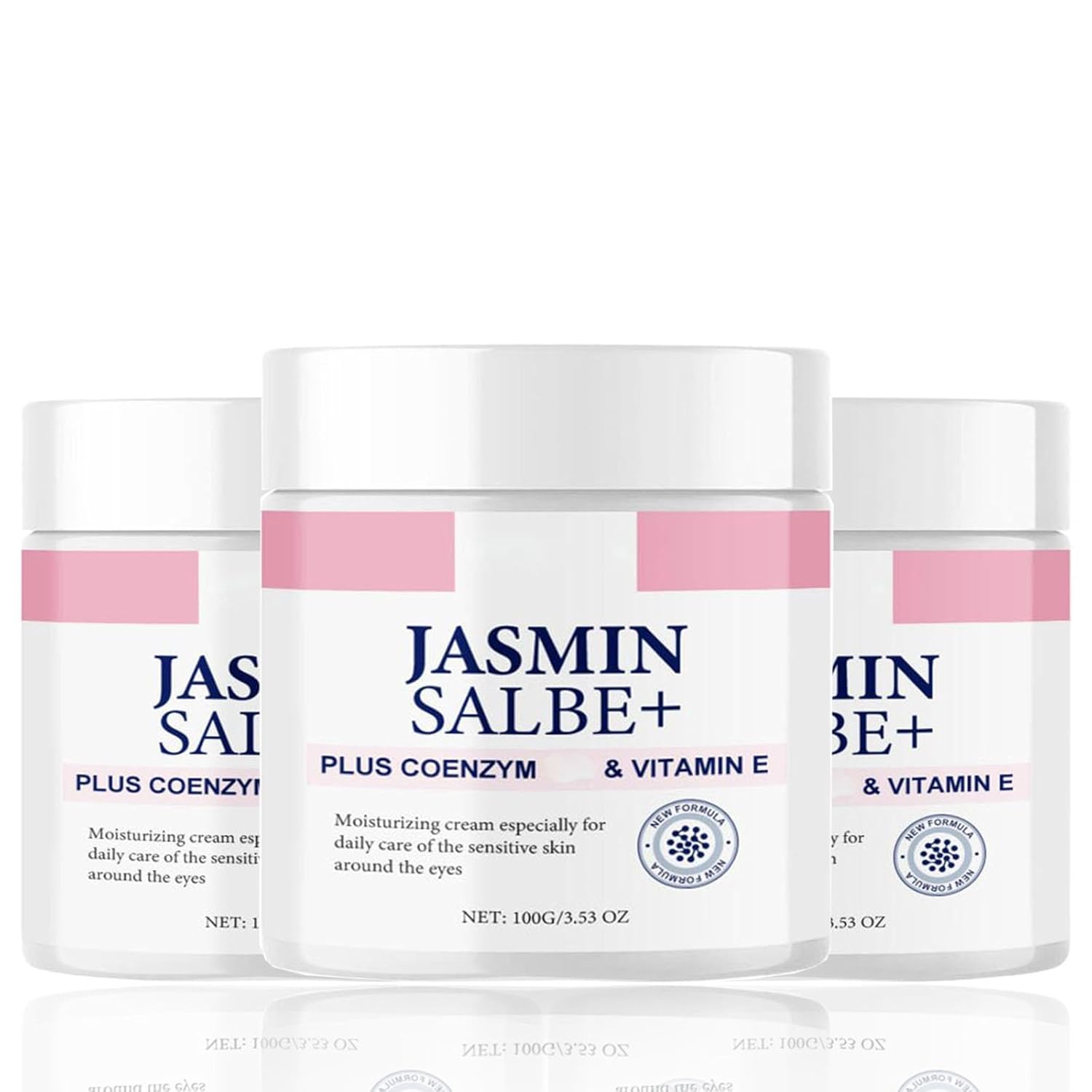 Jasmine Ointment Plus, Jasmine Ointment Eye Active Jasmine Ointment, Jasmine Ointment Eye Cream, Eye Cream with Collagen and Aloe Vera, Against Wrinkles Eye Cream (Pack of 3, 100 ml)