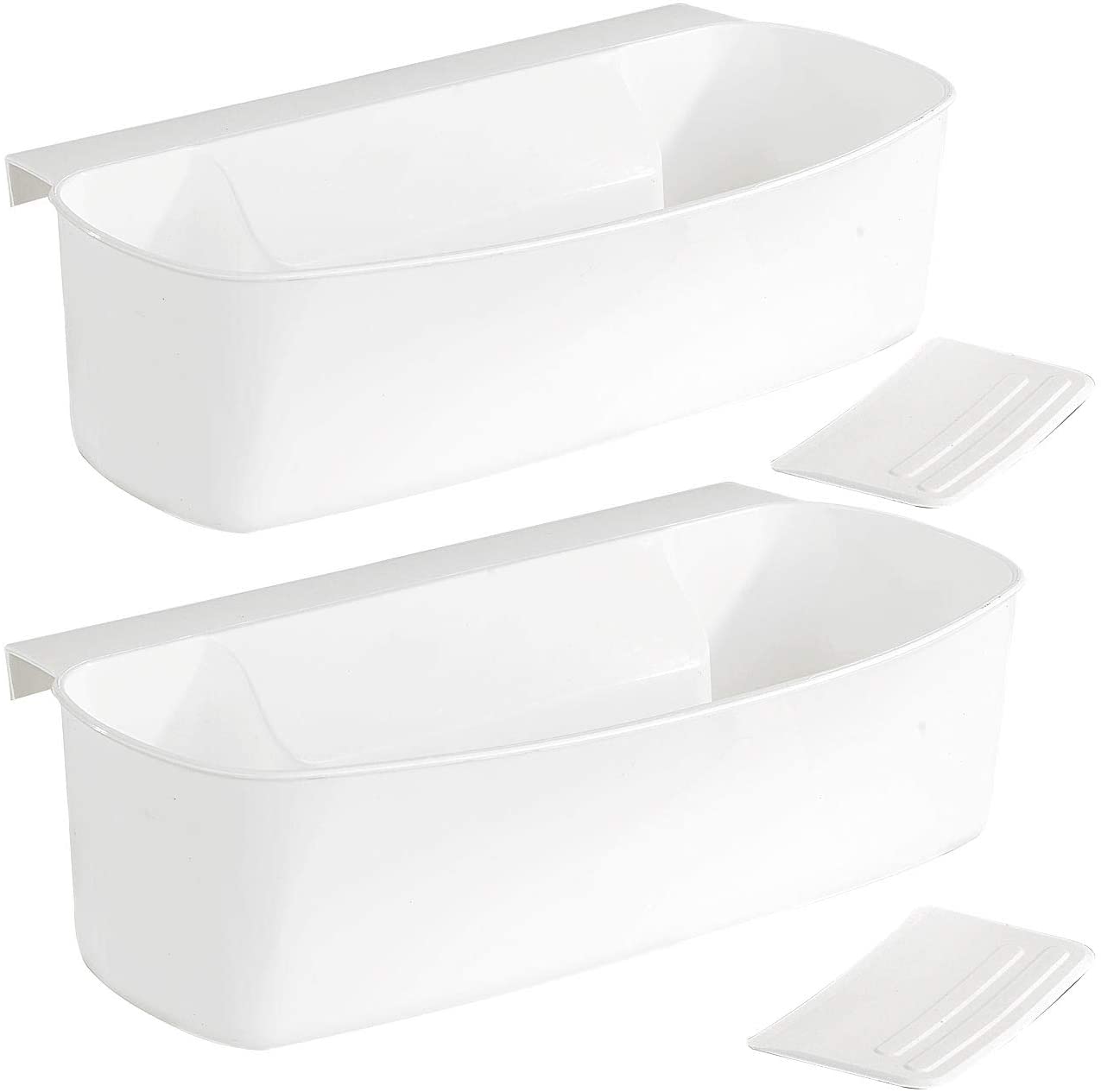 Rosenstein & Söhne Kitchen items: set of 2 kitchen waste trays, with spatula (waste container)