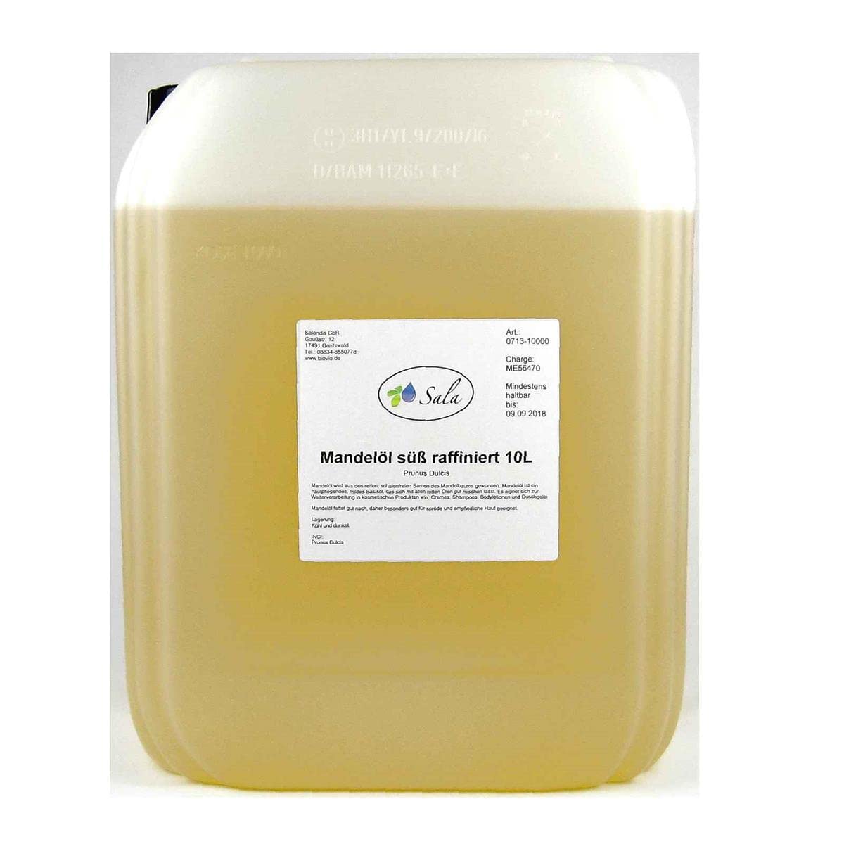 Sala Almond Oil Refined (10 L Canister)
