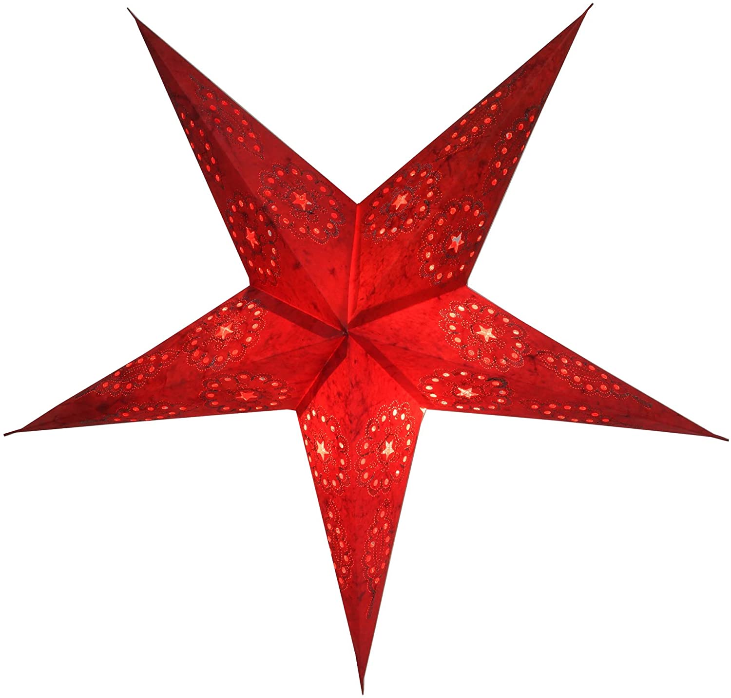 Foldable Christmas Star Neon Paper, Christmas Star From Jan / Paper Star 5 