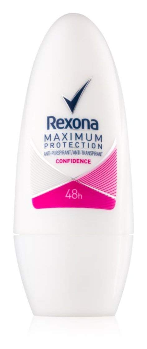 Rexona Women\'s Deodorant Roller Maximum Protection Confidence Antiperspirant 50 ml Pack of 3
