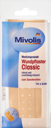 Wound plaster Classic 1 m x 6 cm, 1 m
