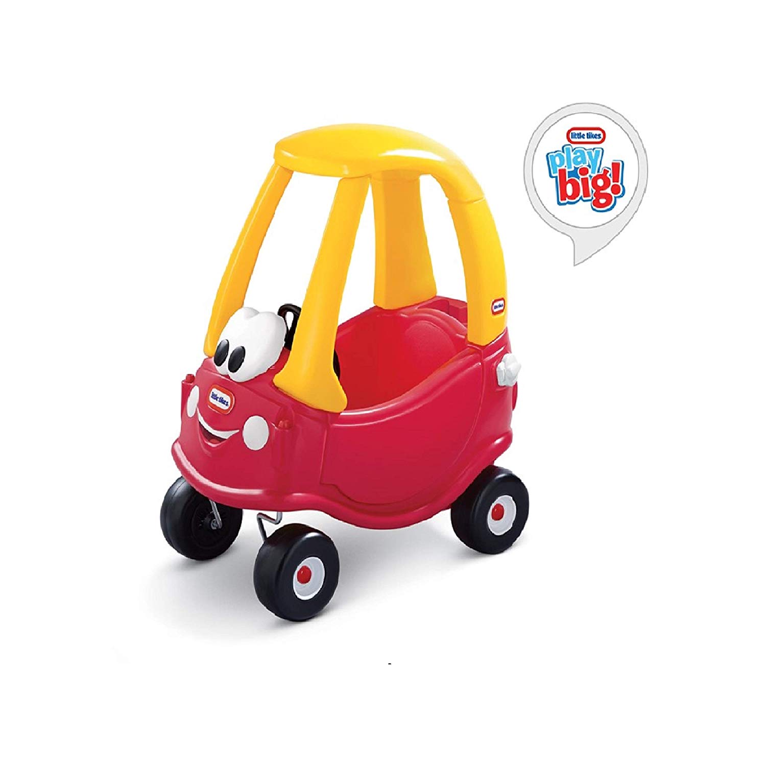Little Tikes Cozy Coupe 30th Anniversary Car - Ride-On with Real Working Horn, Clicking Ignition Switch, & Fuel Cap
