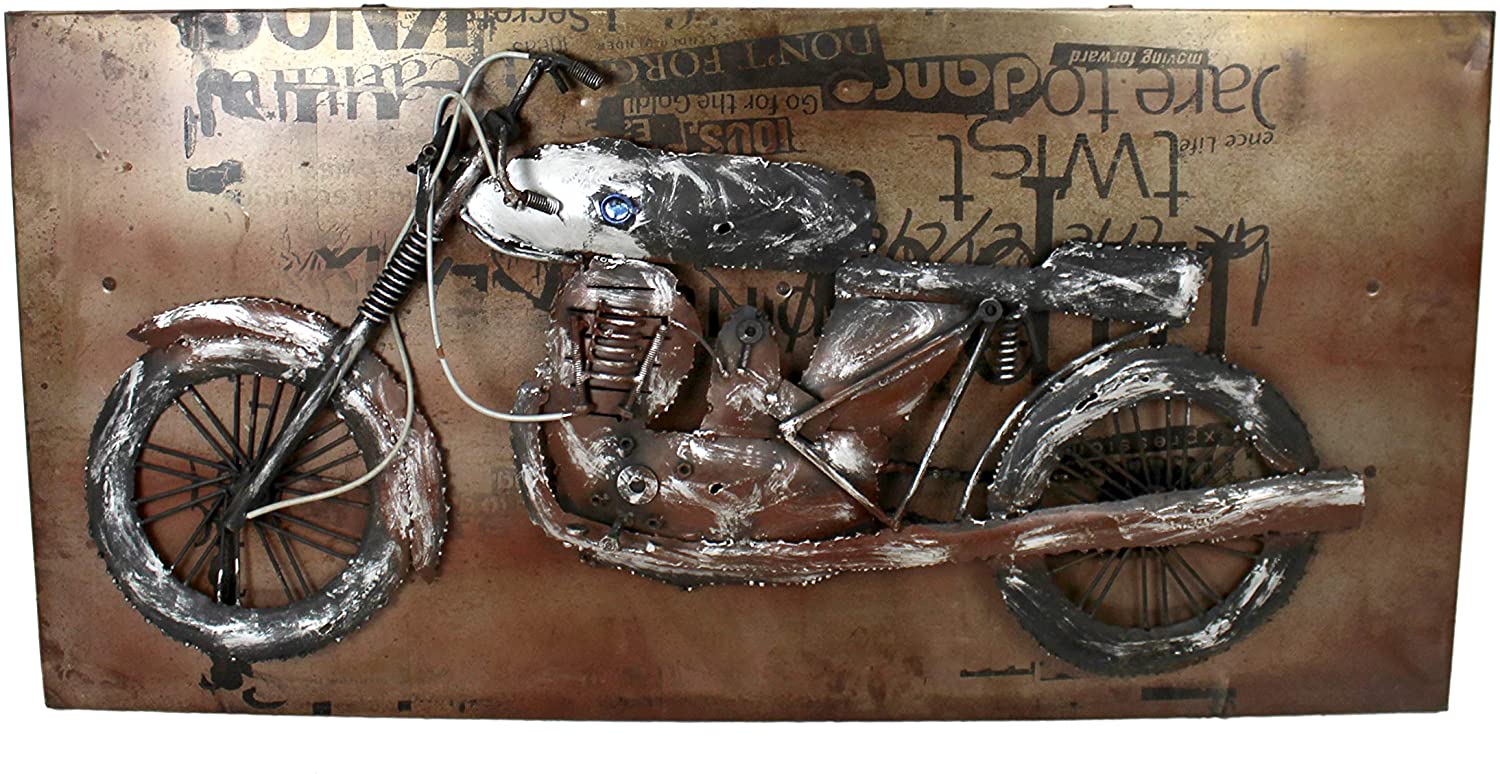 Daro Decoration Metal Image 3D Motorcycle Page 43 X 87Cm