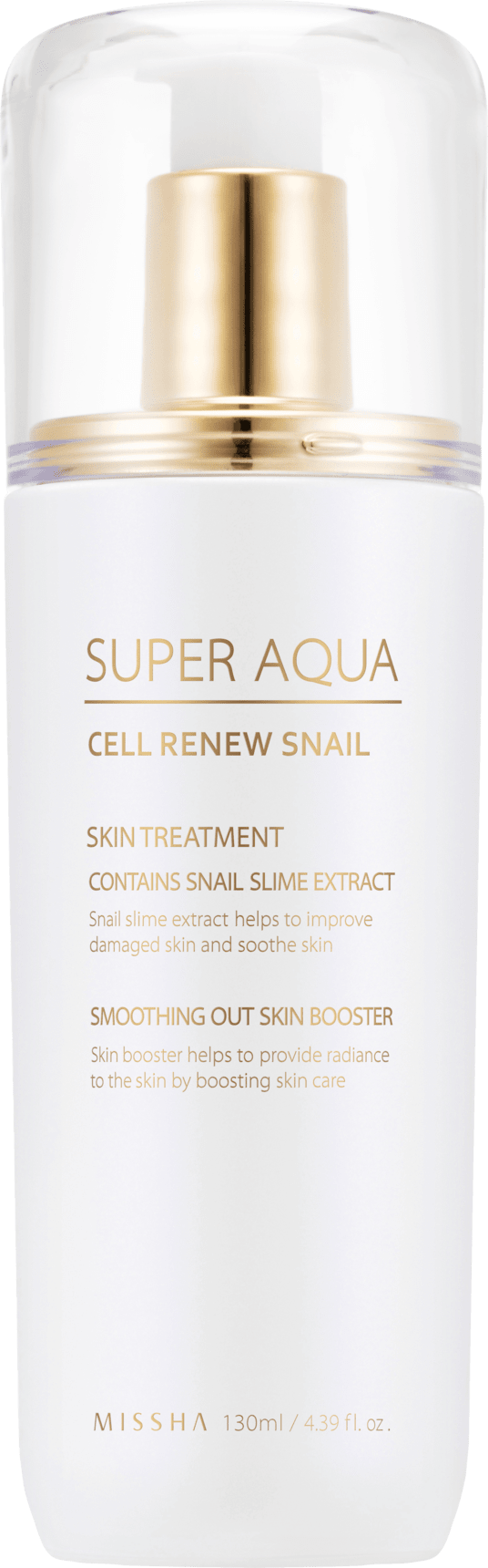 Missha Toner Super Aqua Cell Renew Snail Skin Treatment, 130 Ml