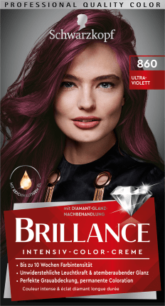 Schwarzkopf Brillance Hair color Ultraviolet 860, 1 pc