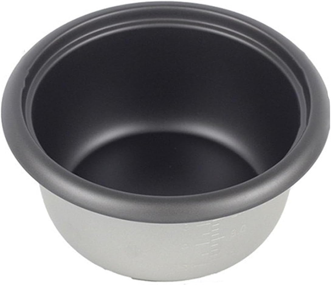 Yuanpgky Inner Pot Replacement Mini Rice Cooker Non-Stick Cooking Insert Electric Heat Resistant Accessory Alloy (1.5L)