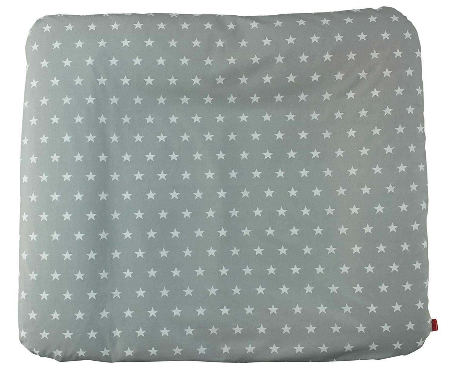 Ideenreich 2249 Changing Mat Squirrel Green with Removable Cover Grey (stars grey)