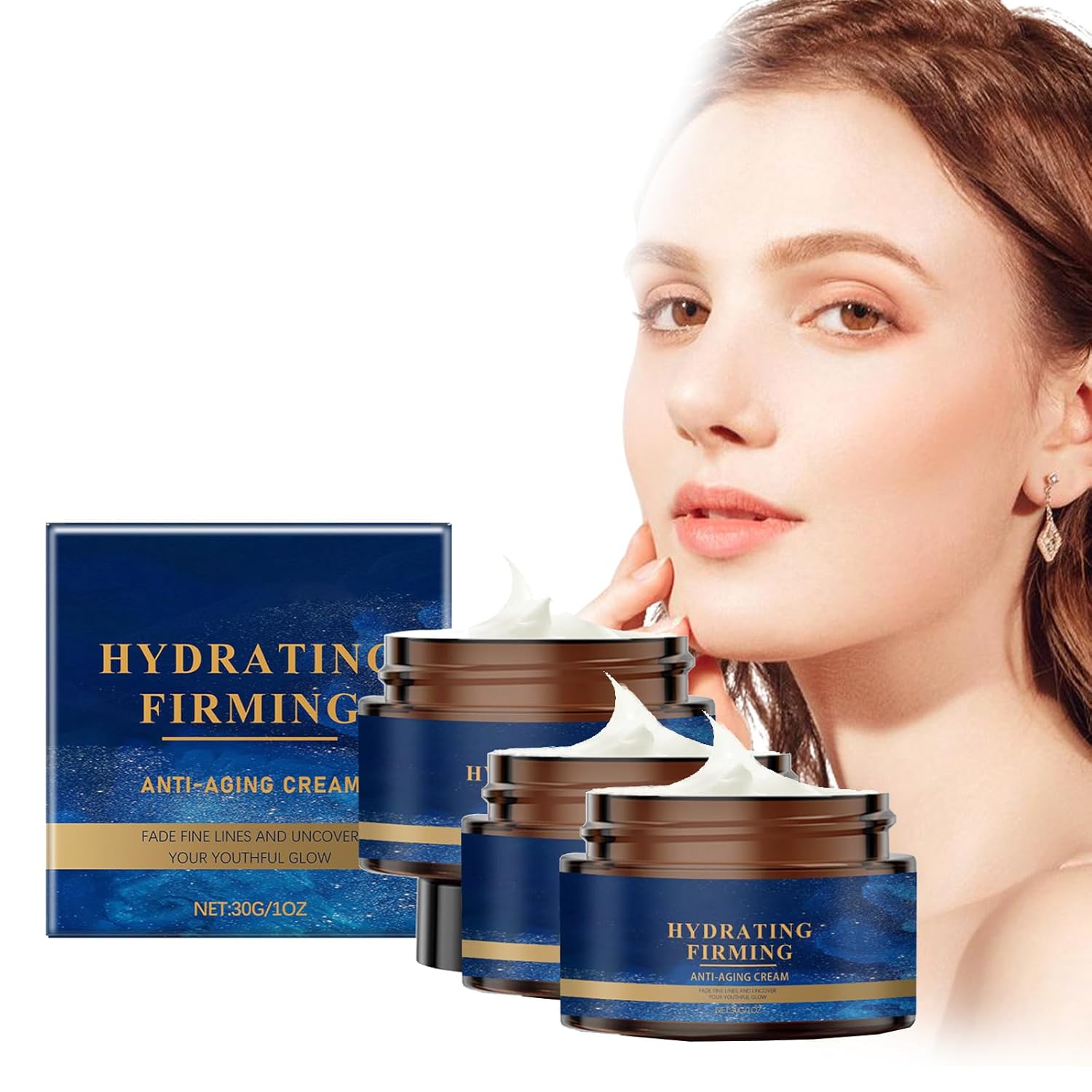 Olavita Serum Cream The Original, Liquid Solution Anti-Ageing Serum Cream, Olavita Serum Cream For Deep Wrinkles, Deeply Moisturises, Reduces Fine Bottles, 30 g (3)