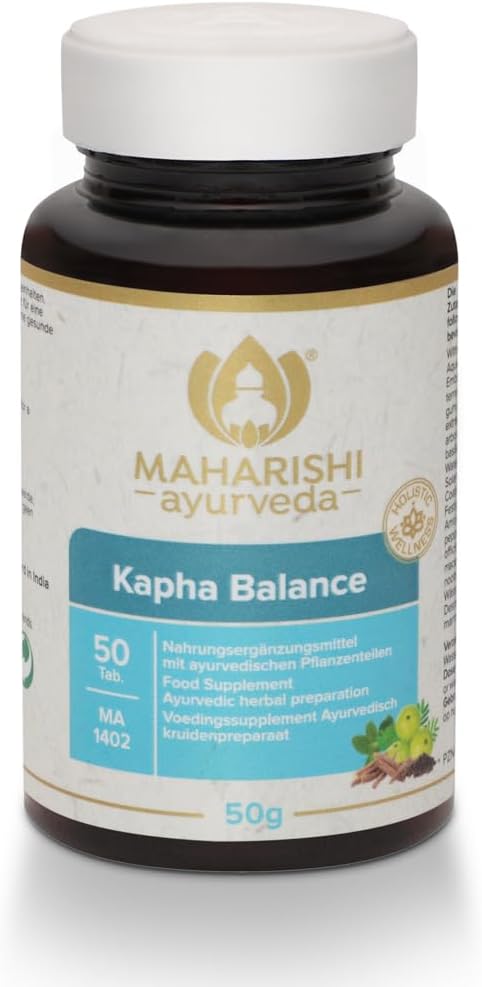 Maharishi Ayurveda Kapha Balance Dietary Supplement from India | Herbal Tablets | Fruit and Herb Preparation 50 Tablets Pack of 1
