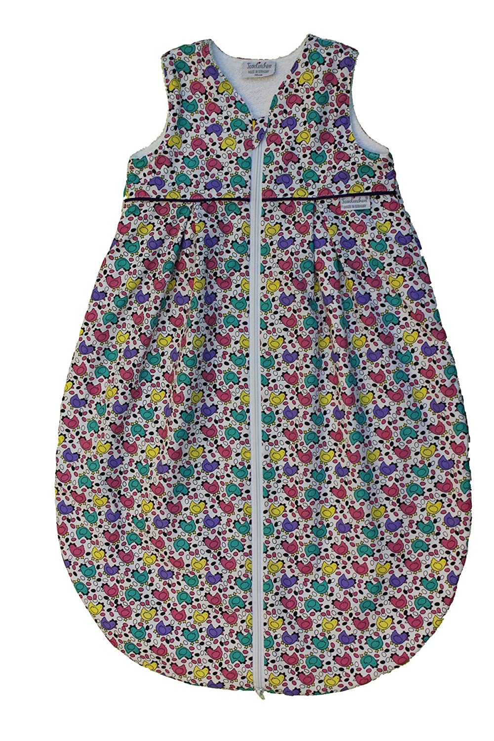 Tavolinchen 35/350 Sleeping Bag Terry Cloth with Multi-Coloured Chicks – 110 cm 70 cm original