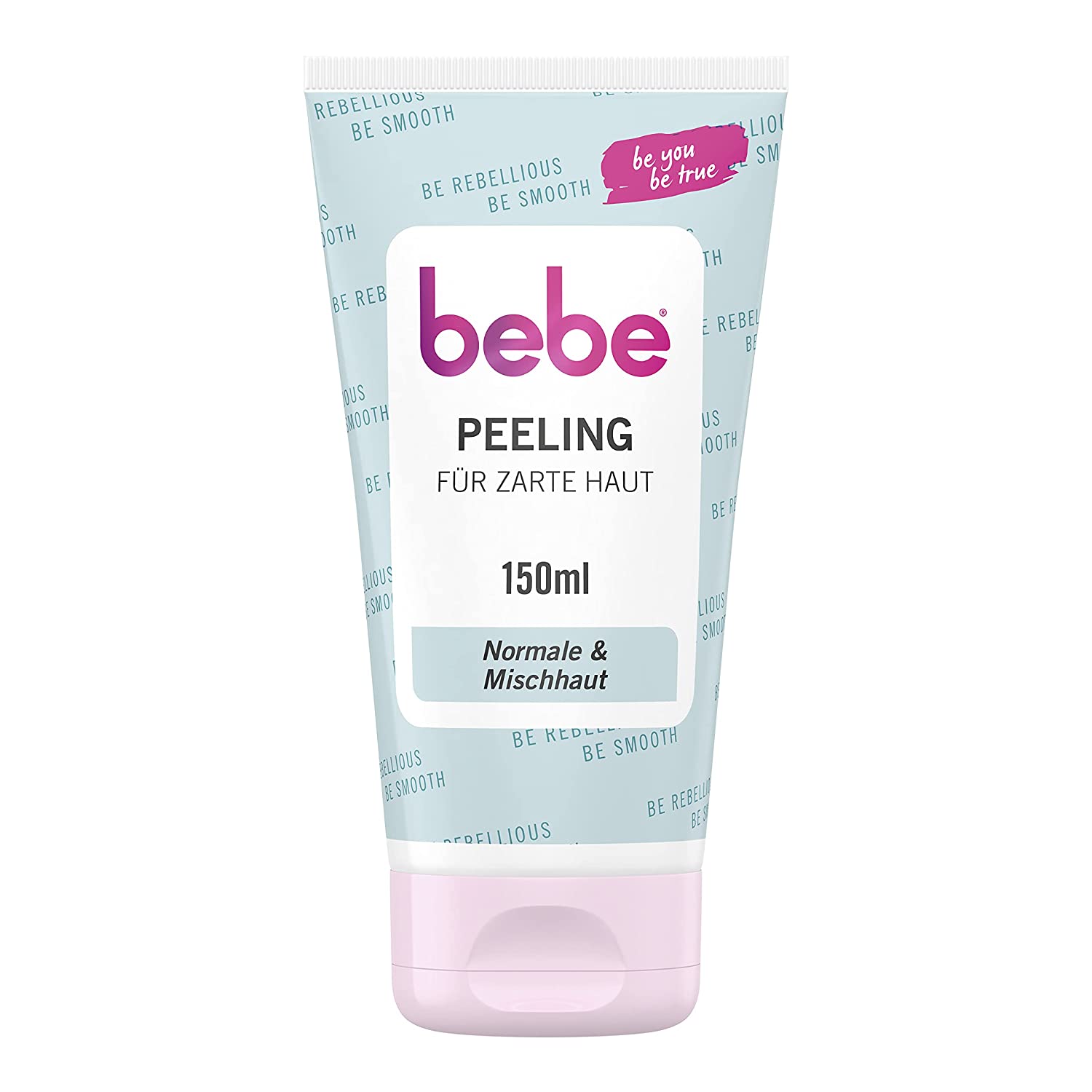 bebe Exfoliating for delicate skin, facial cleansing with apricot extract and fragrance for normal skin and combination skin, ‎white