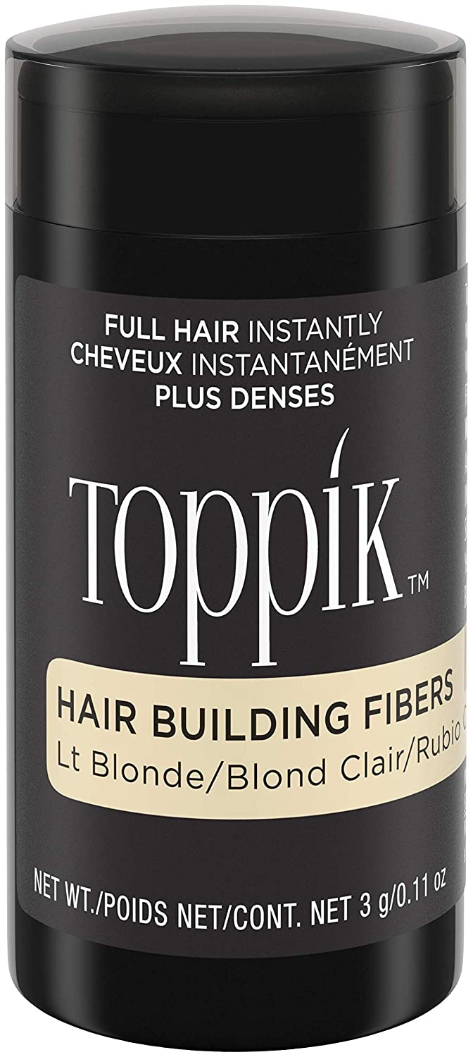
 Toppik hair fibres for extra fullness, volume. 3 g medium Blonde, ‎medium