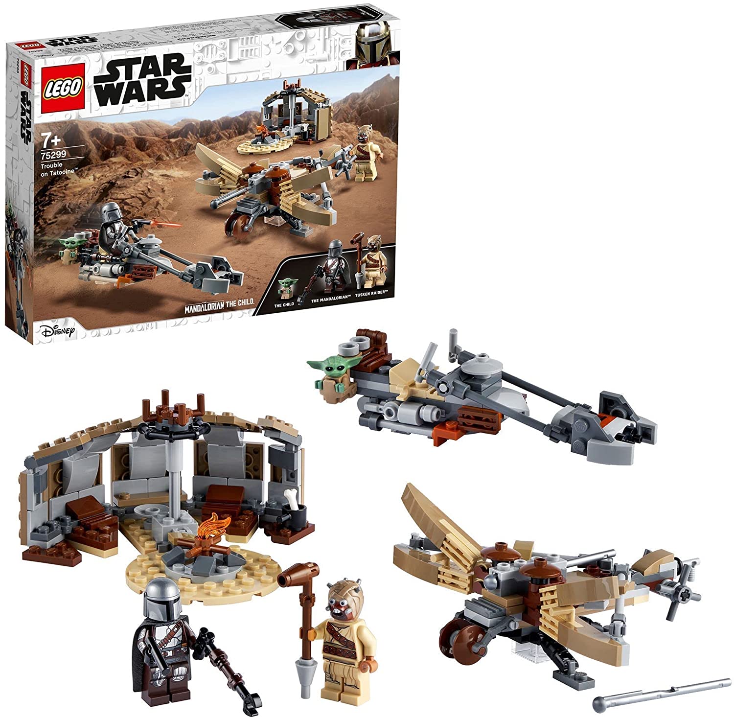 LEGO 75299 Star Wars: The Mandalorian Trouble on Tatooine Construction Kit 