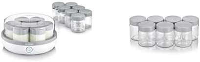 SEVERIN Yoghurt maker with additional replacement glasses (JG 3520 + EG 3513)