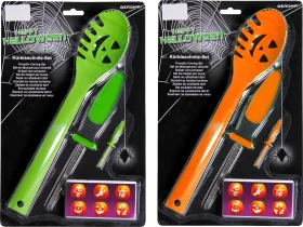 Decorate & set up pumpkin carving set, orange/green, 9 pieces, 1 piece