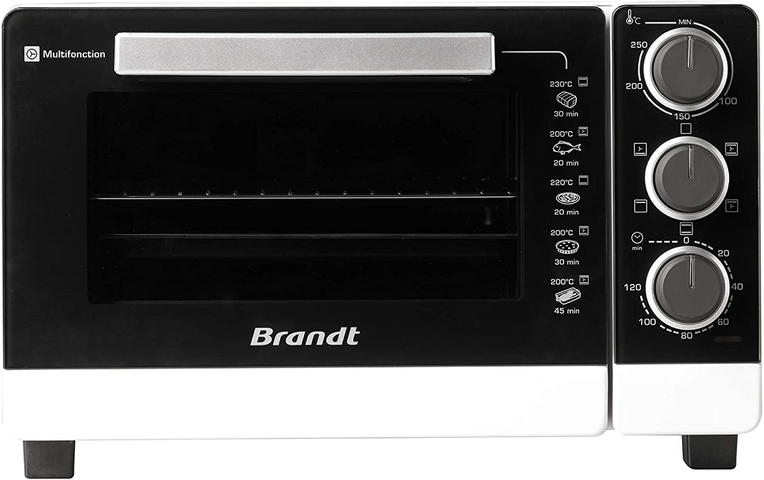 Brandt FC265MW Posable Mini Oven, 26 Litre, 1500 Watt
