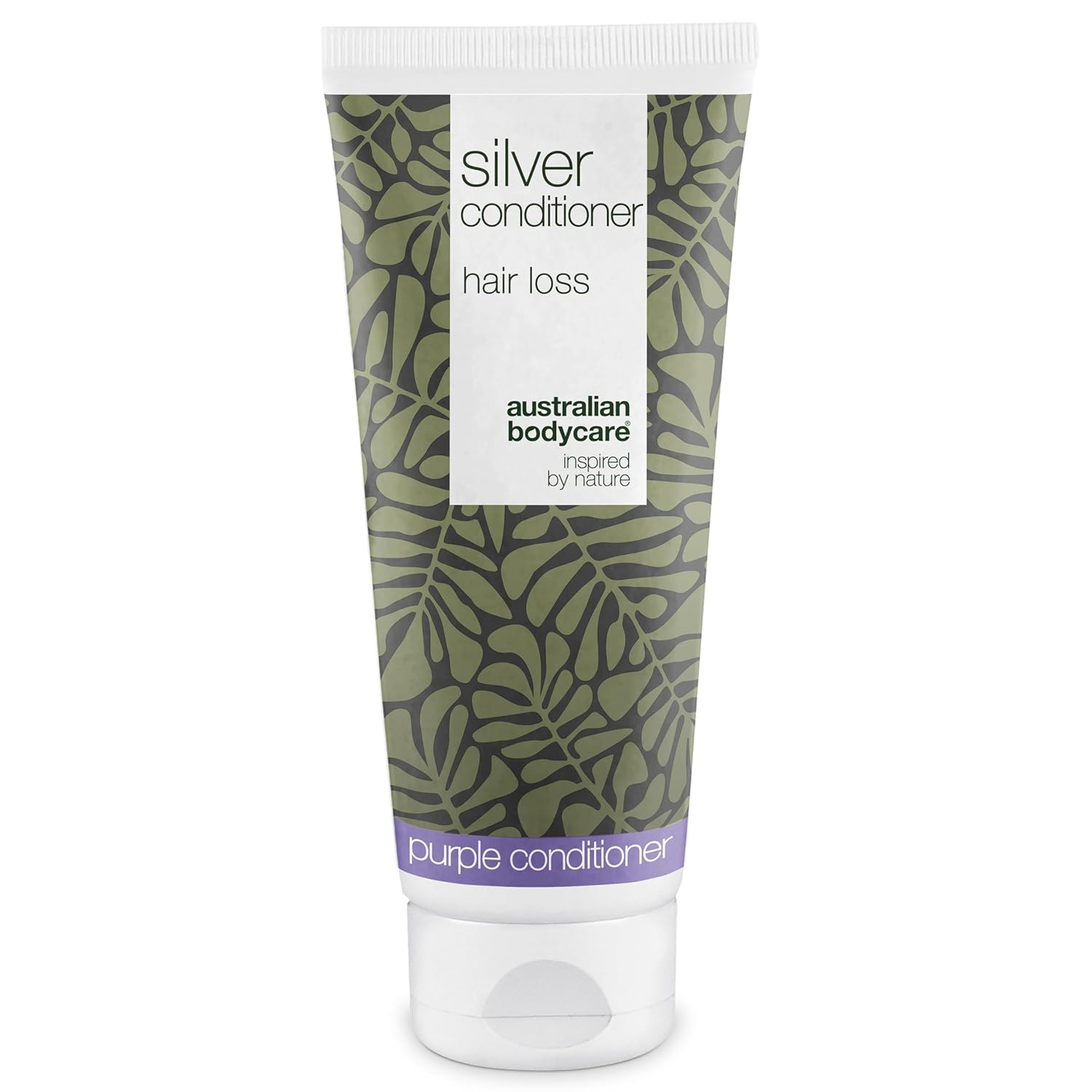 Hair Loss Silver Conditioner for Gray & Blonde Hair - Against Yellow Tones and Hair Loss - With Caffeine and Plant-Inspired Active Ingredients