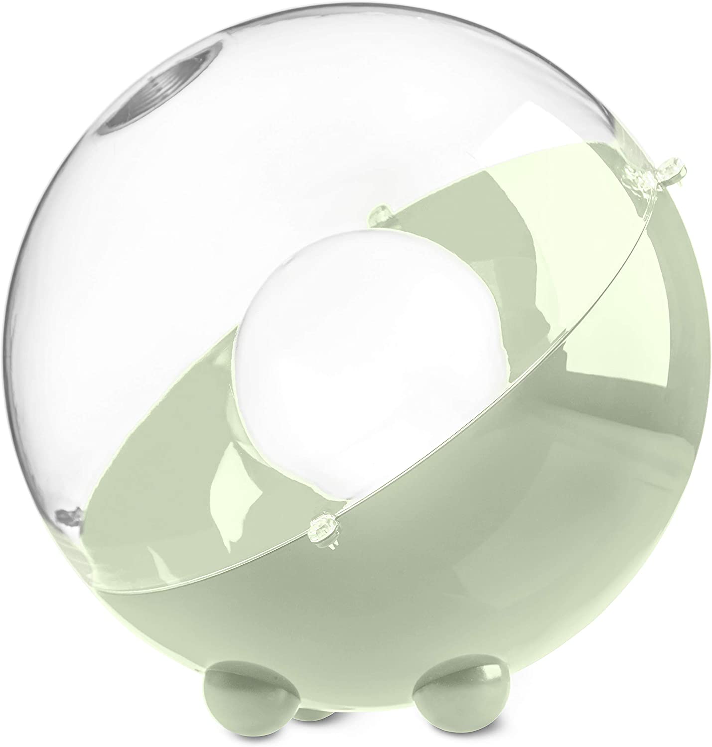 koziol Orion Floor Light Plastic Cool Grey with Transparent Clear 31.5 x 31.5 x 30.5 cm