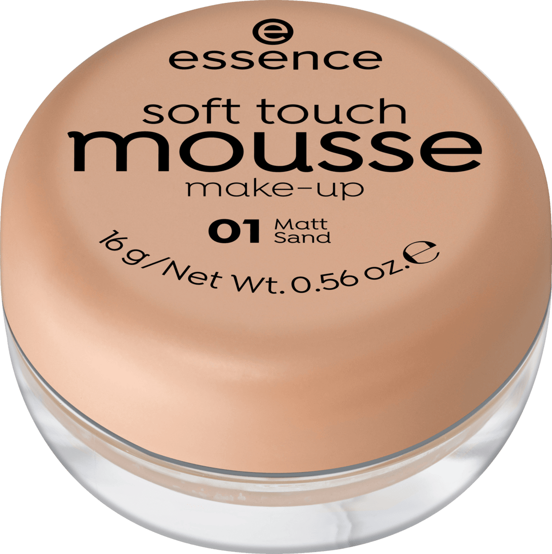 essence cosmetics Make-Up Soft Touch Mousse Matt Sand 01, 16 G