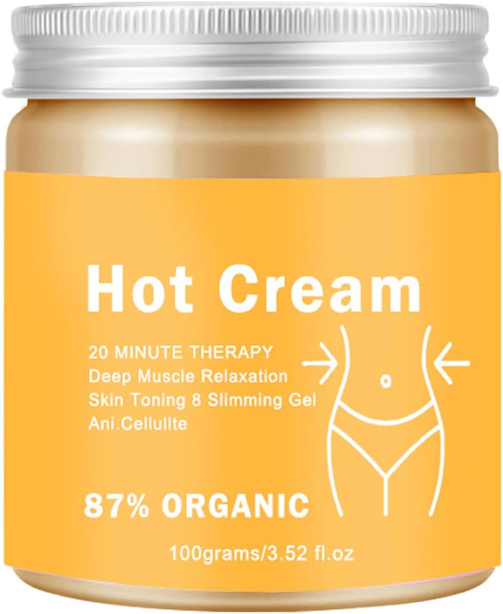 Fat Burner Cream, 110 g Slimming Lotion, Firming Tightening Gel, Workout Body Shaper, Targeted Waist Stomach Arm Thigh, Fast Absorption Formula, Daily Use for Women
