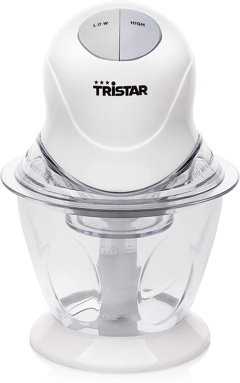 Tristar Chopper 0,6L plastic bowl - Stainless steel blades