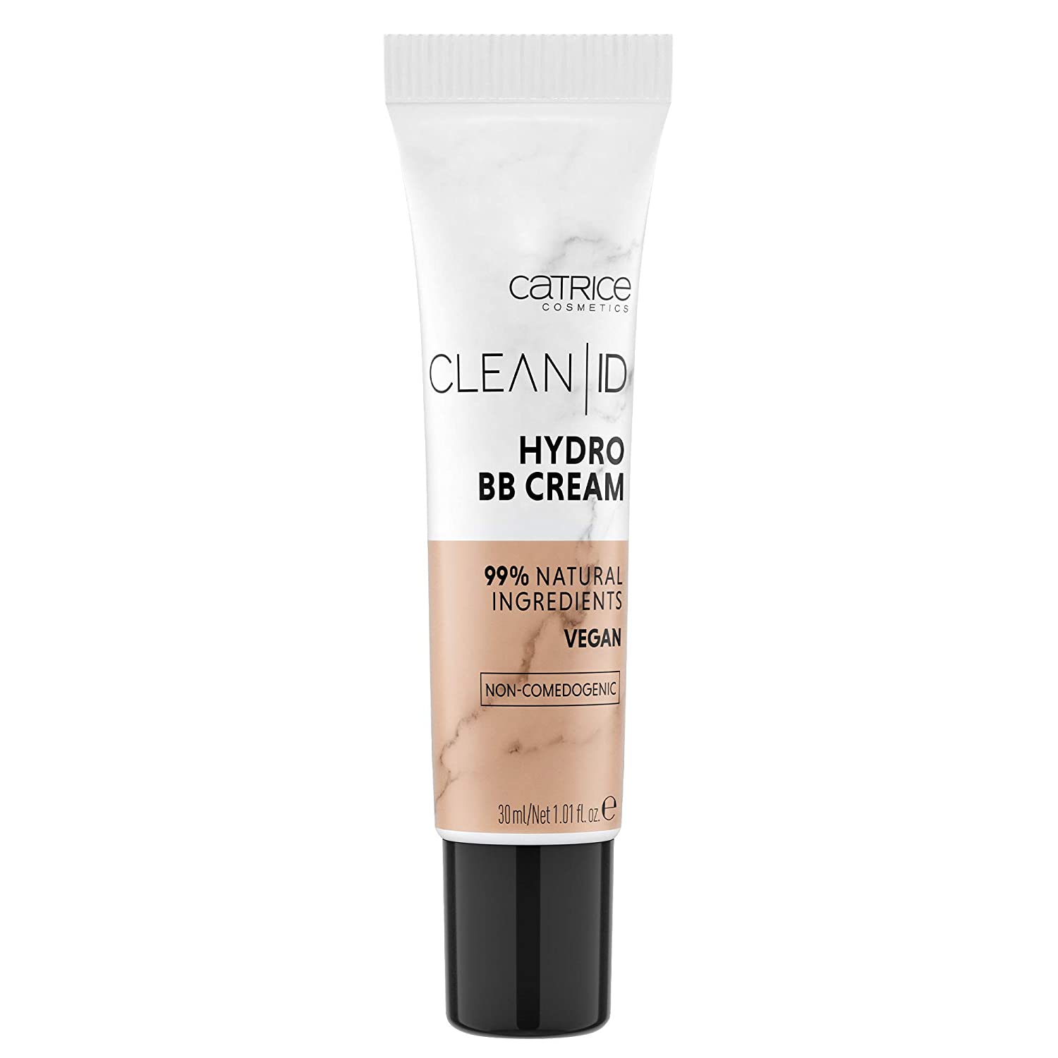 Catrice Clean ID Hydro BB Cream, Make Up, Foundation, No. 020 Medium, Nude, for Sensitive Skin, for Dry Skin, for Combination Skin, Moisturising, Natural, Vegan, Perfume Free (30 ml), medium ‎020