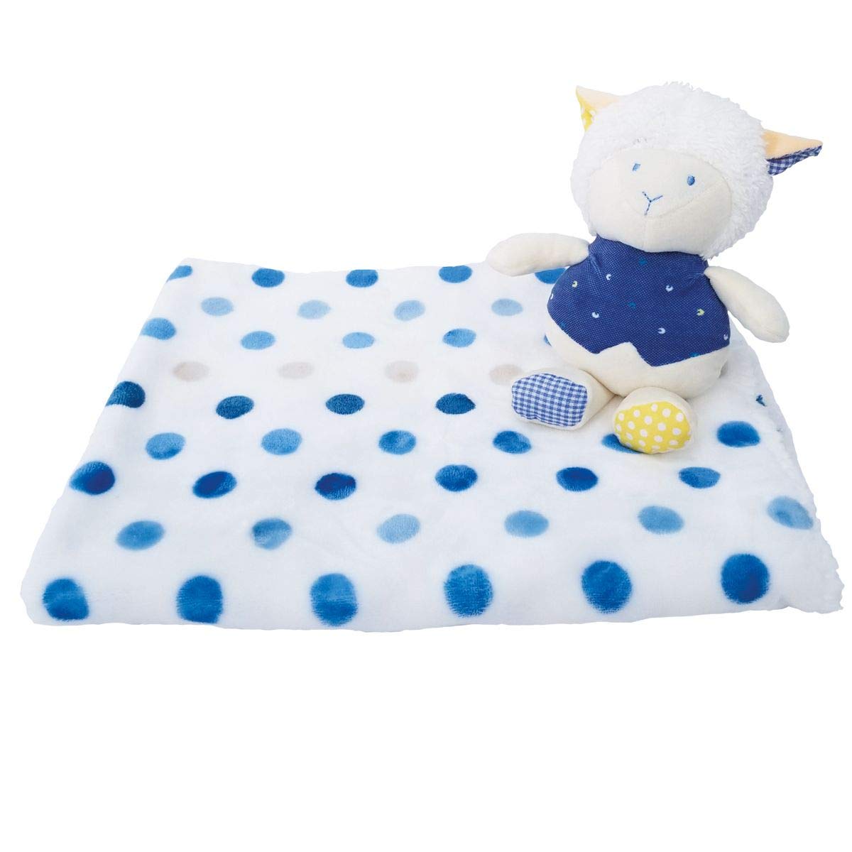 Bieco 04004114 Baby Cuddle Set With Cuddle Blanket And Plush Sheep, Comfort