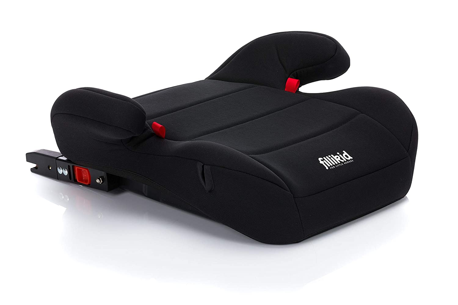 Fillikid Booster Seat with Isofix I Child Booster Seat ECE Group 3 22-36 kg I Seat Cushion Children 7 to 12 Years I Cover Removable & Washable I Car Seat Child Seat Design: Black