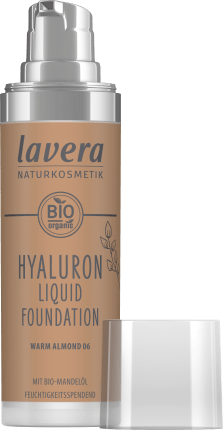 lavera Make-up Hyaluron Liquid Foundation -Warm Almond 06-, 30 ml