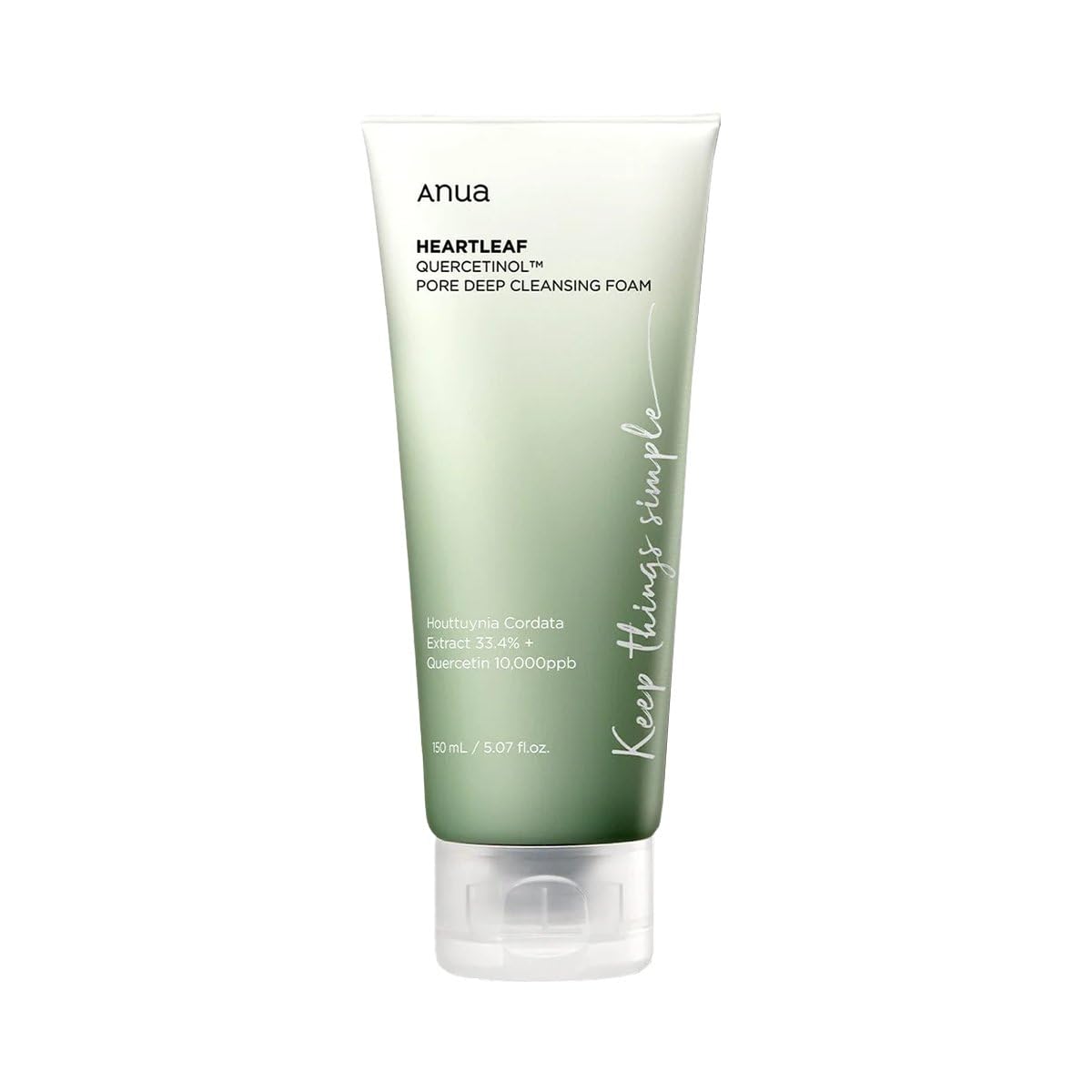 ANUA Heartleaf Quercetinol Pore Deep Cleansing Foam (150 ml)