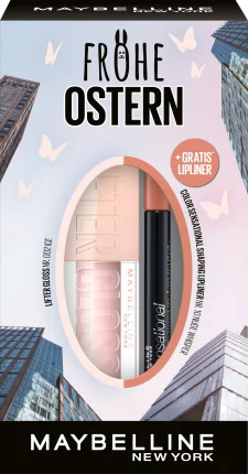 Maybelline New York Lips make -up set lip gloss lifter gloss 002 + free lipiner color sensational 10, 1 st