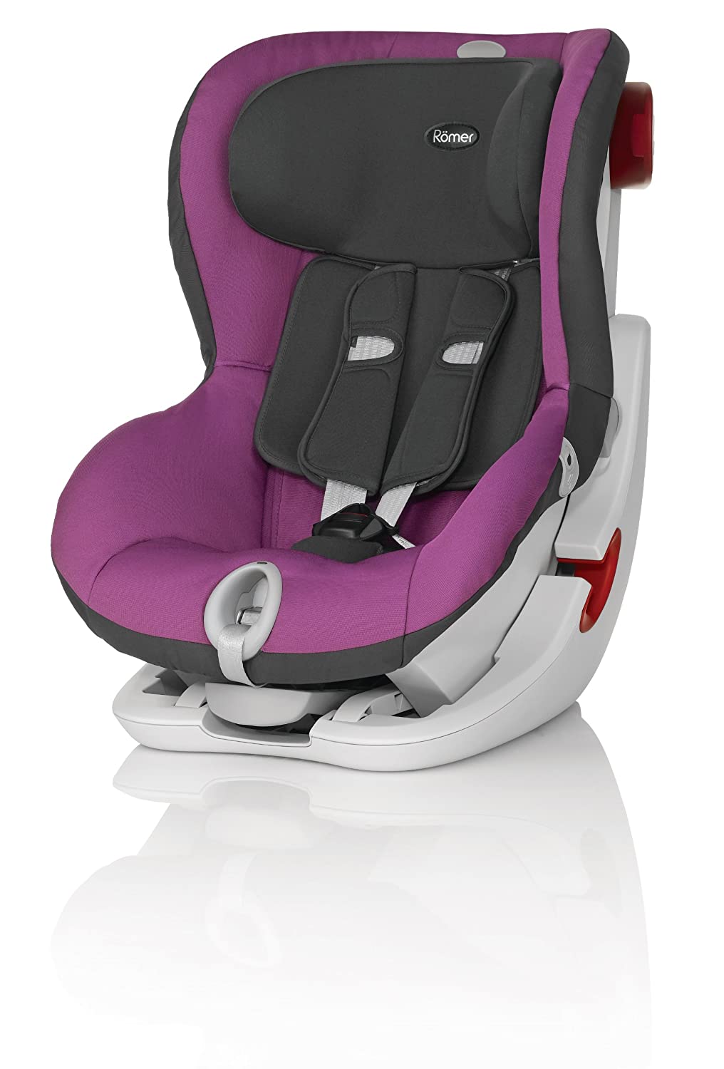 Britax Römer King II LS Car Seat Group 1 (9-18 kg), 2015, with Strap Cool Berry