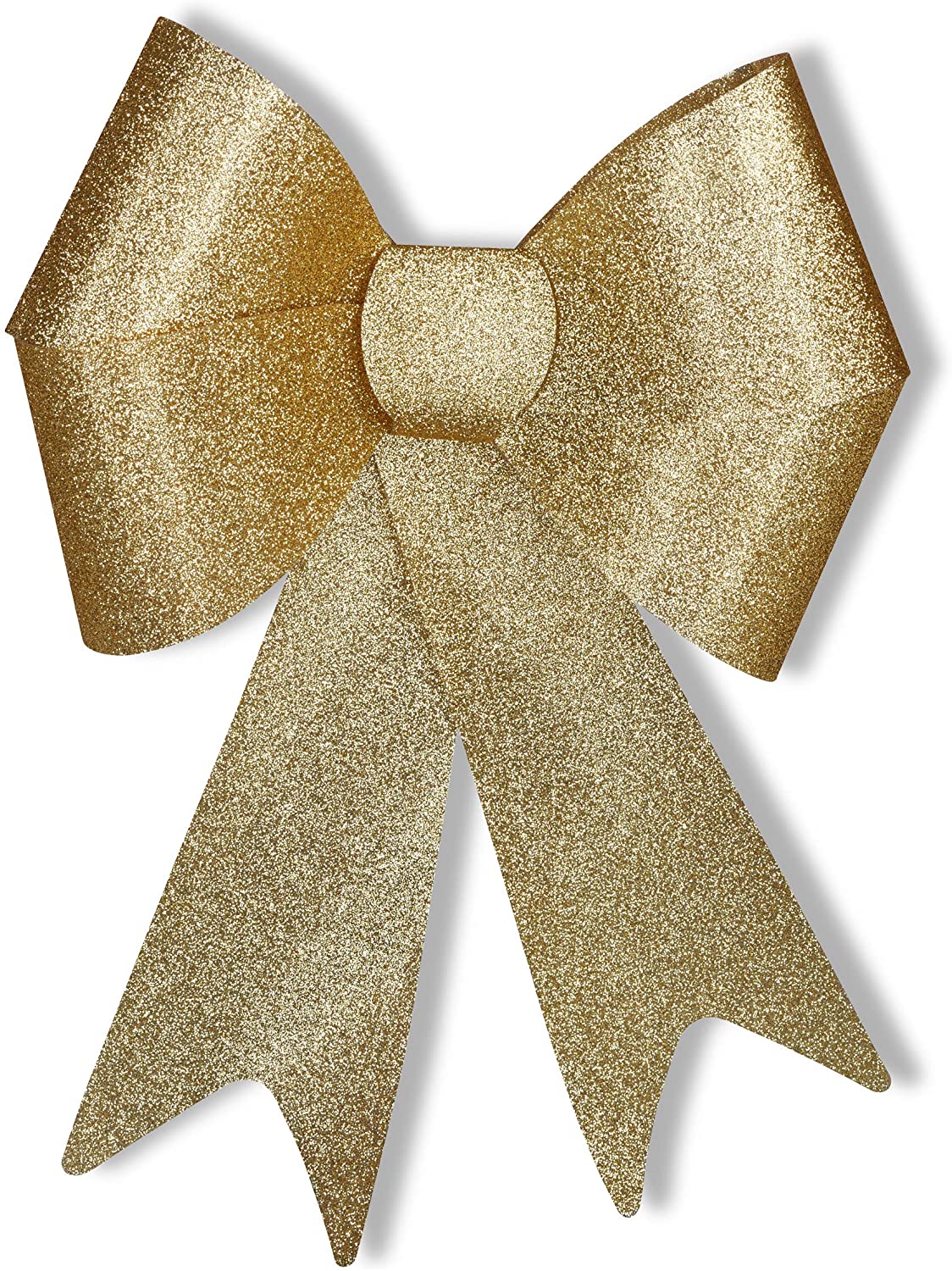 Relaxdays 3 x XL Giant Bow for Large Gifts Glitter Decoration Wedding Car Bow Gold