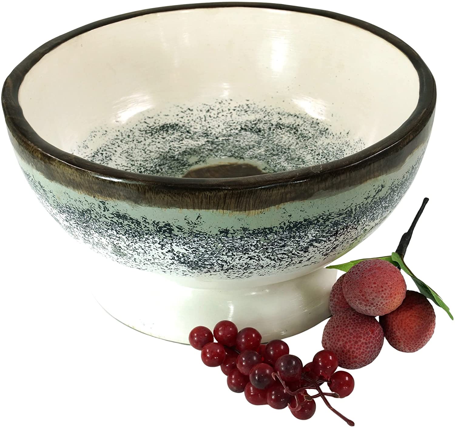 Guru-Shop Fruit Bowl, Decorative Bowl, Bump Made From Coconut Wood/Vases, Bowls & Trays
