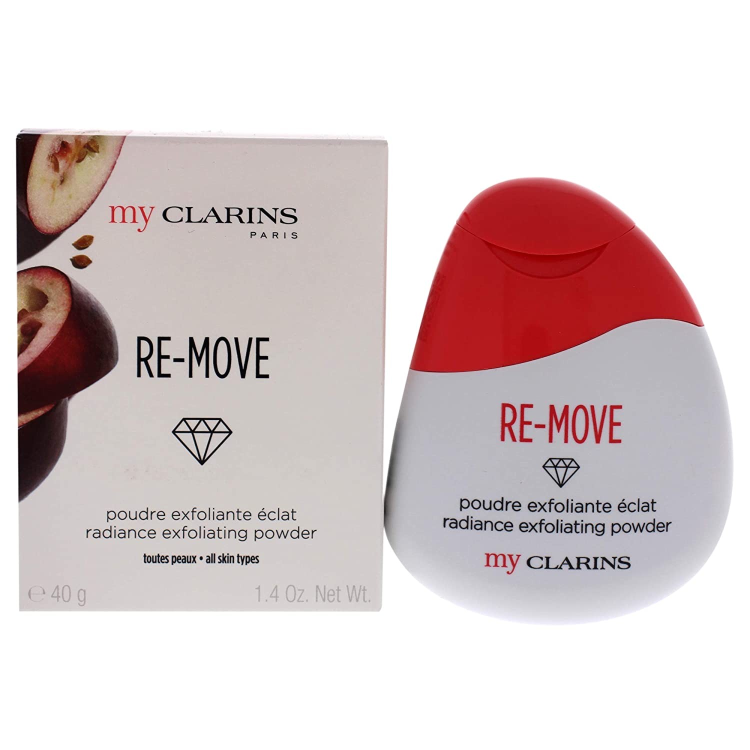 Clarins Exfoliating Exfoliating Powder Re-Move Poudre Exfoliating Powder, ‎transparent