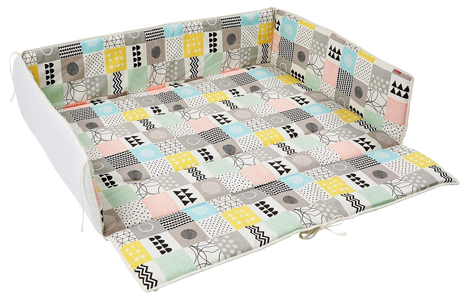 Ideenreich 2549 Playpen Mat Squares 100 x 100 cm Multi-Coloured