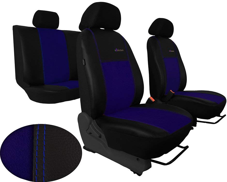 POK-TER-TUNING Elegance seat covers for Vauxhall Astra K from 2015. Exclusive blue (available in 7 colours in other offers)