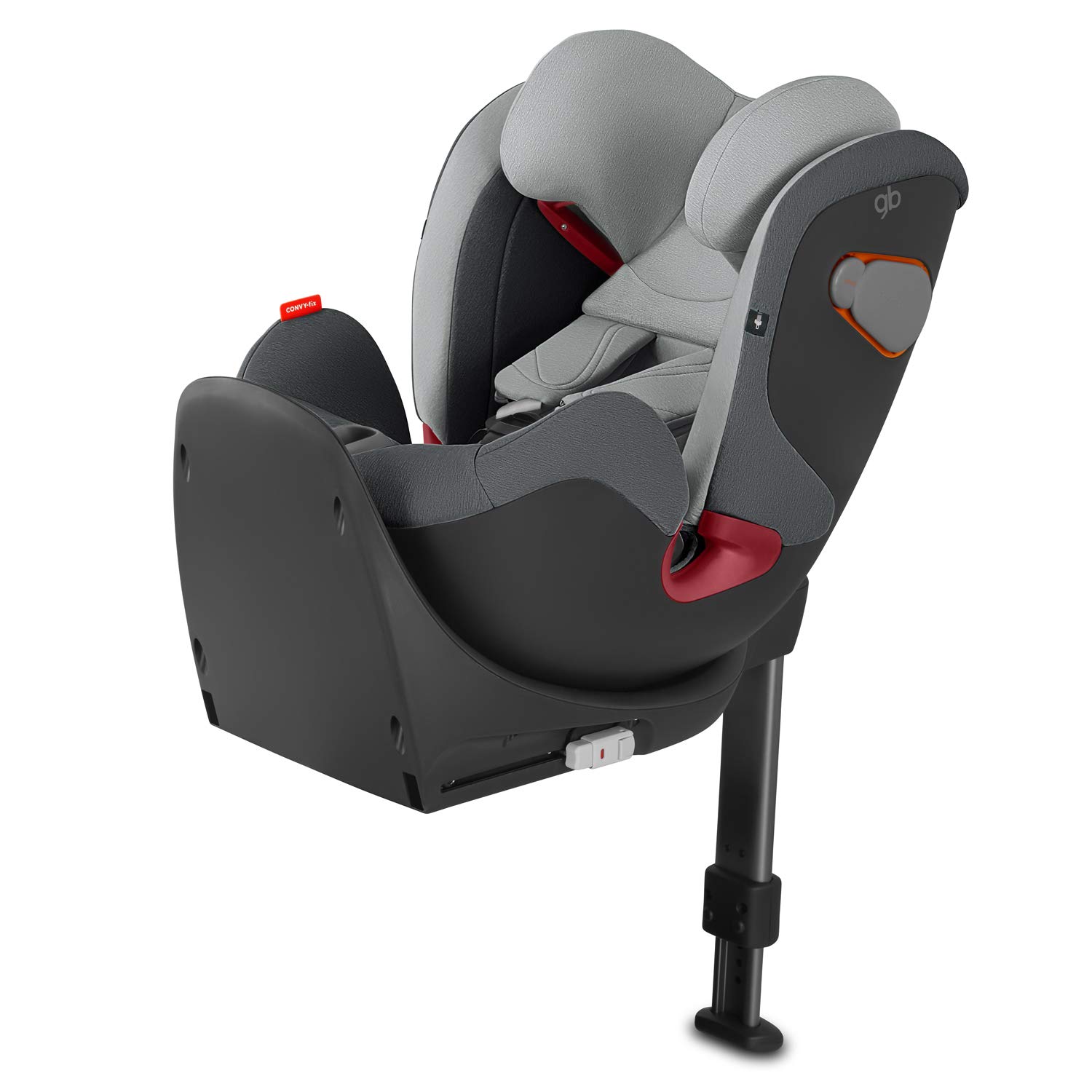 Gb Kids-Car Seat Convy-Fix, For Cars With Isofix, Group 0/1/2 (0-25 Kg), Fr