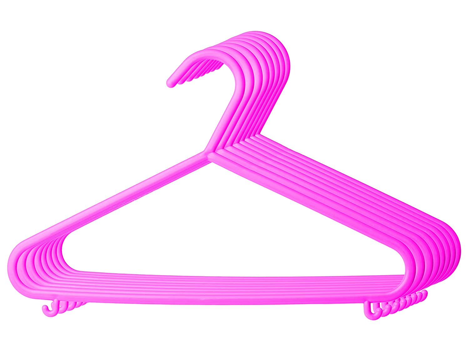 Bieco Children\'s Coat Hangers, Plain Colours, Packs of 8/16/32