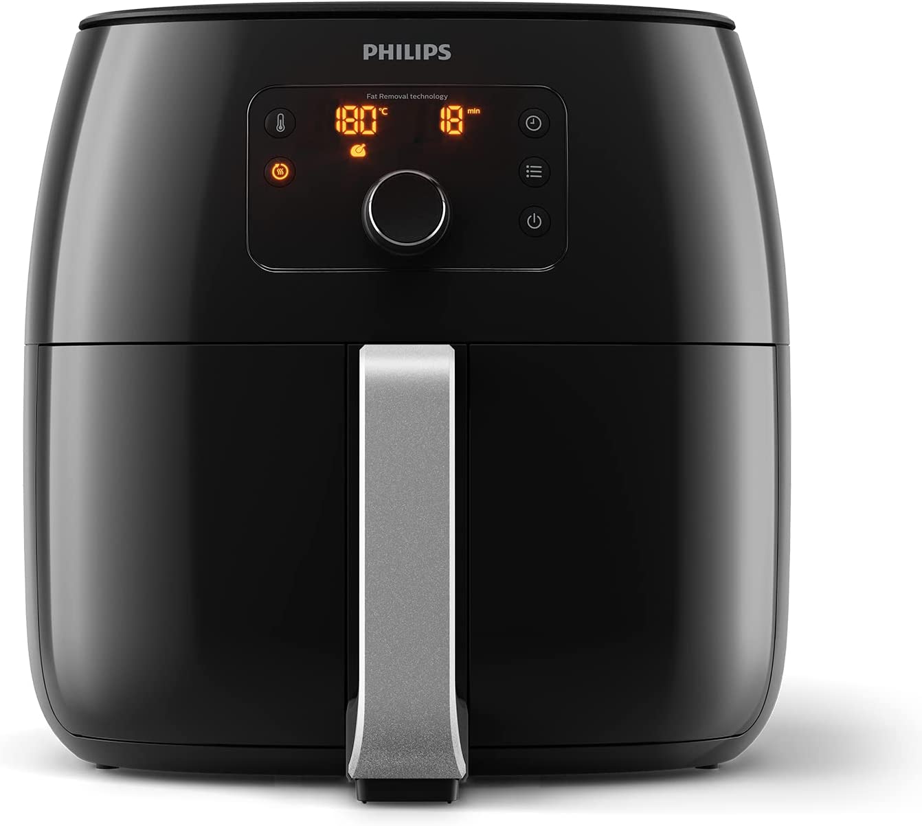 Philips Domestic Appliances Philips Premium Airfryer XXL - 7.3 L, Fryer without Oil, Rapid Air and Fat Removal Technology, NutriU App with Recipes (HD9650/90)