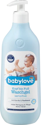 Baby washing gel head to toe sensitive, 500 ml
