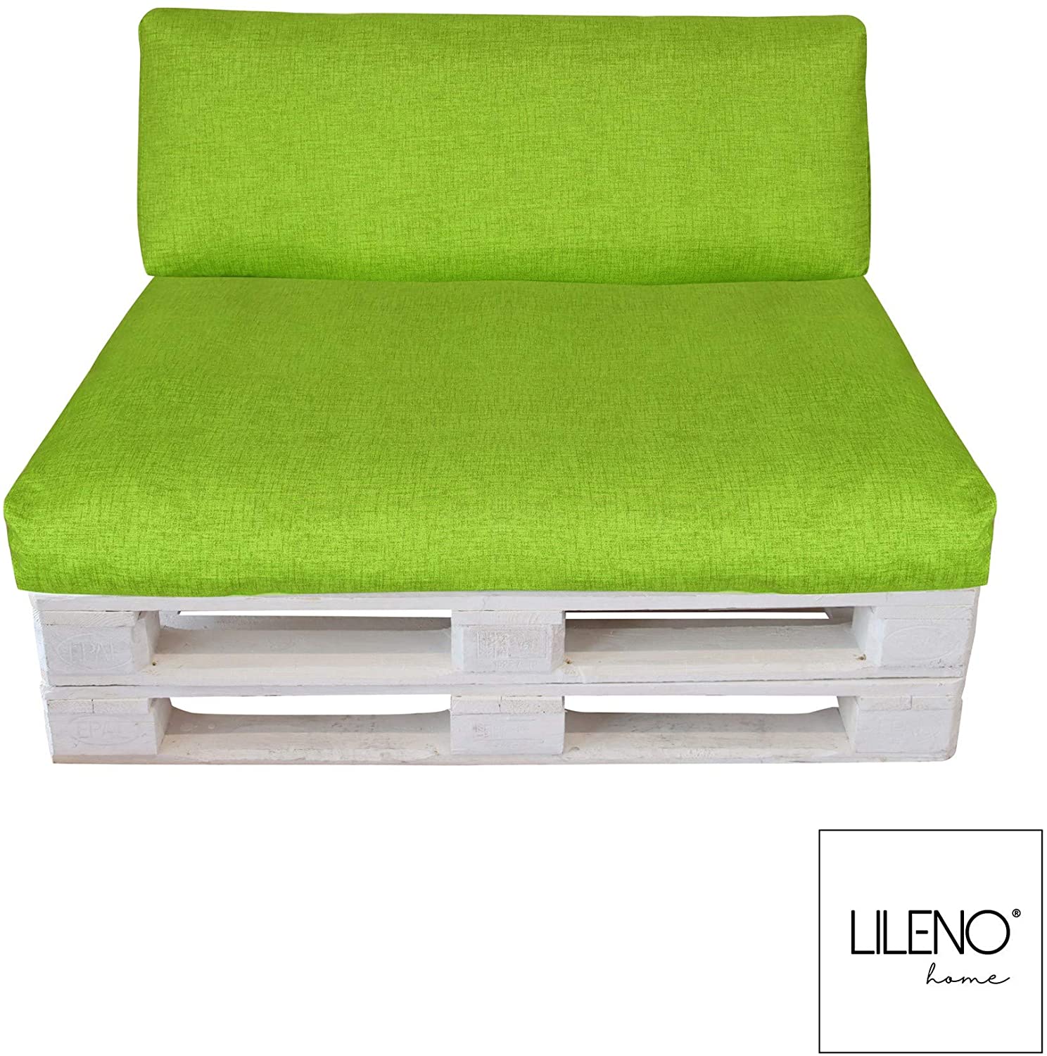 Lileno Home Pallet Cushion Cover, apple green