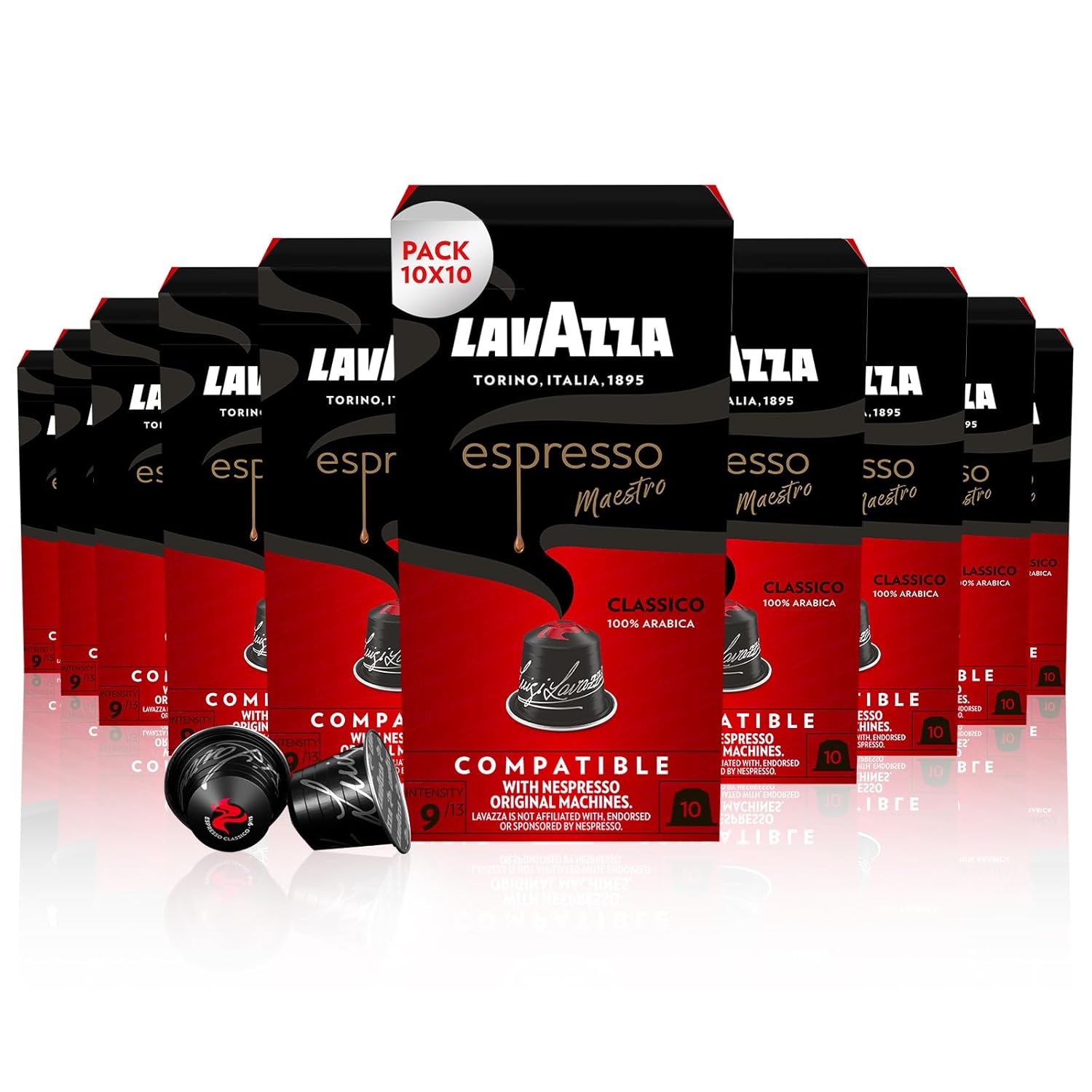Lavazza Espresso Maestro Classico 10 x 10 Capsules Medium Roast