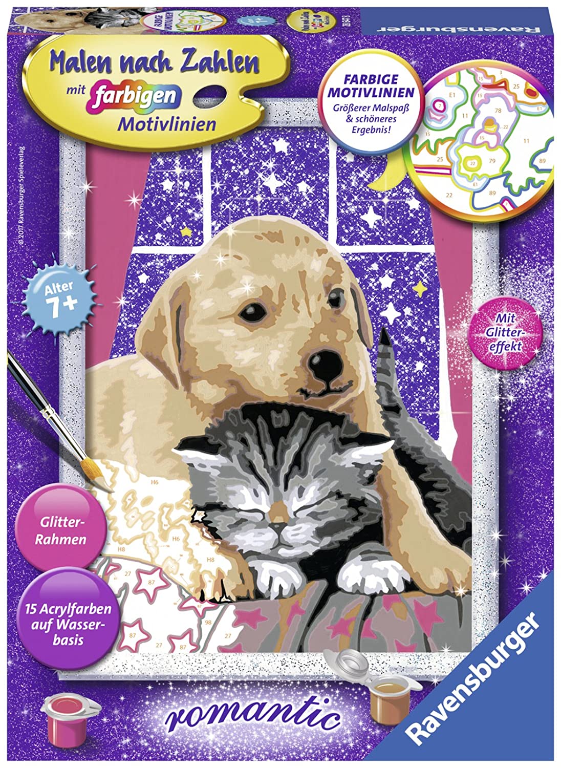 Ravensburger Paint By Numbers, Fluffy Friends