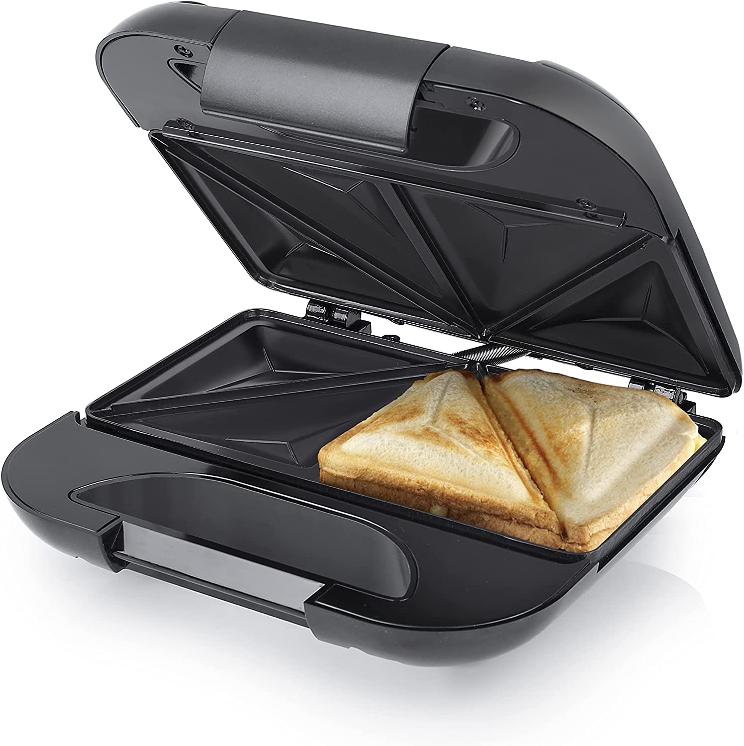 Princess 01.127001.01.001 Sandwich Toaster Lid with Lock Black